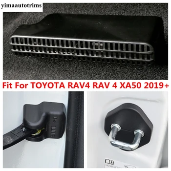 Porta Limite de Bloqueio de Rolha Assento Em Condicionador de Ar AC Ventilação do Duto de Saída cobre Acessórios Para TOYOTA RAV4 RAV 4 XA50 2019 - 2023