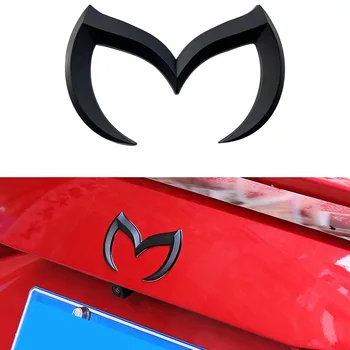 Prata Mal M Emblema Emblema de Decalque para Mazda Modelo de Corpo do Carro de Trás do Tronco etiqueta Autocolante de Identificação Decoração Acessórios