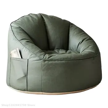 Preguiçoso Sofá Único Saco De Feijão Tatami Nórdicos Pequena Família Criativo Japonês Sofá Varanda Quarto Lazer Lounge Chair