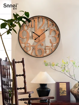 Relógio de TV na Parede do Fundo da Parede Relógio de Parede Sala Criativo Casa Simples Decorativo Relógio