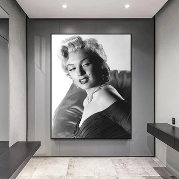 Retro clássico, Marilyn Monroe, Cartazes e Estampas Modernas Tela de Pintura de Parede, Imagens de Arte para a Sala de Casa, Decoração Presentes