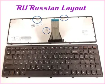 Russa RU Layout de Teclado Para Lenovo FLEX 15 15D Z501 S500T Z505 20309 20334 Laptop/Notebook com Moldura