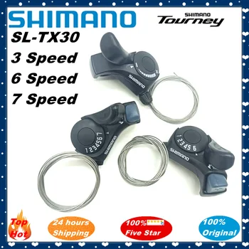 Shimano Tourney SL TX30 MTB Bicicleta Alavanca de Mudança 6 7 18 21 Velocidade tx30 shifters Interior da Engrenagem de Transmissão de Peças de Bicicletas de BTT