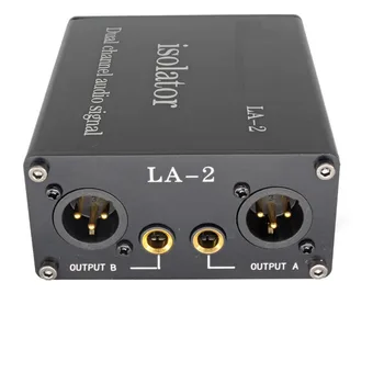 Sinal de áudio Isolador 6.35 XLR Cabeça Mixer de Áudio Atual Ruído Acústico Filtro Removedor de