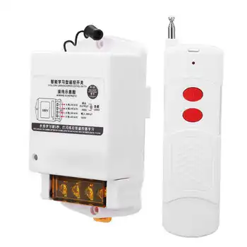 Smart RF Interruptor de Controle Remoto Multifuncional Switch sem Fio para Alarme e Bomba de Água da C.A. 380V