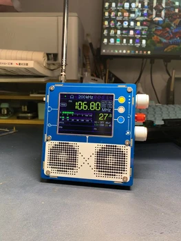 TEF6686 de 3,2 polegadas LCD Full Band FM/MW/Curto de Onda HF/LW Receptor de Rádio com 5000MAH da Bateria alto-Falante Antena