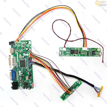 Tela de LCD do Controlador da Placa do Kit monitor de conversor para M230HGE-L20 1920X1080 compatível com HDMI+DVI+VGA+Áudio