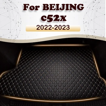 Tronco de carro Tapete Para PEQUIM C52x 2022 2023 Carro Personalizado carga forro de carpete Acessórios Auto de Decoração de Interiores