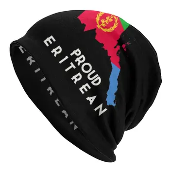 Unisex Inverno Quente Bonnet Homme Malha Chapéus De Moda Orgulho Eritrean Bandeira Gorro Cap Exterior De Esqui Beanies Caps Para Homens Mulheres