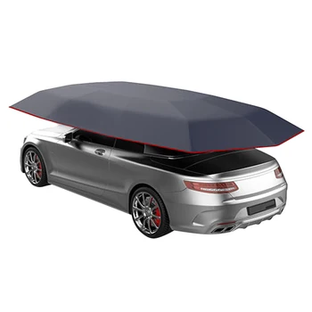 Universal Carro pára-Sol Guarda-chuva Cobrir Tenda de Pano Uv Protege Impermeável 4.2 x 2,1 M Azul