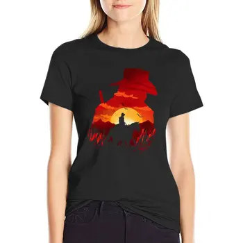 Vermelho-Logo T-Shirt vintage t-shirt Oversized t-shirt T-shirt feminina das Mulheres t-shirt de algodão