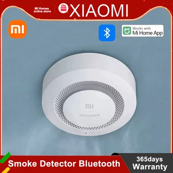 Xiaomi Mijia Honeywell Alarme De Incêndio Com Detector De Fumaça Detector De Gás Bluetooth Trabalhar Com Multi-Função Gateway De 3 Smart Home Control